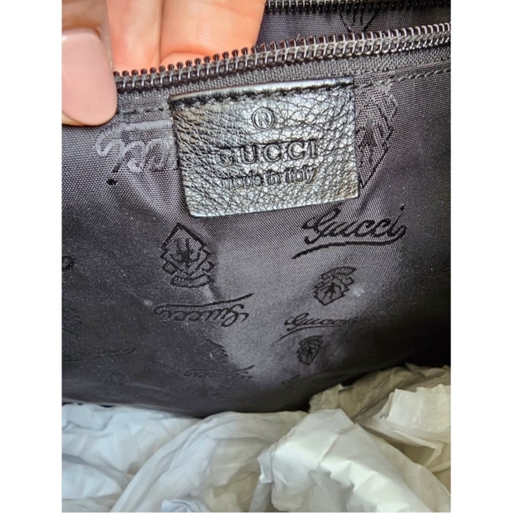 Gucci Leather Gg Monogram Bag - image 7